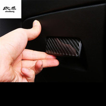 Caja de guantes de carbono ABS para coche Cadillac XT5, cubierta de decoración de interruptor, grano Finber, lado del pasajero, accesorios, 2016-2018, 1 ud. 2024 - compra barato