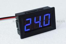 High Quality 10pcs 0.56inch DC0-40V Blue LED Digital Voltmeter Volt Voltage Panel Meter three wires48mm*29mm*16mm 48*29*16mm 2024 - buy cheap