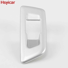Hsyicar For Skoda Karoq 2017 2018 2019 Car Tail Rear Trunk Switch Button Frame Cover Trim Interior Accessories ABS Chrome Sliver 2024 - buy cheap