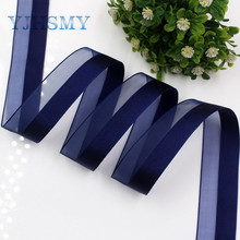 YJHSMY I-181103-105,10yards/lot,25mm solid Satin+yarn ribbon DIY handmade bow headdress gift wrap birthday wedding decoration 2024 - buy cheap