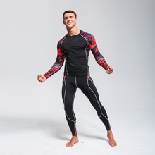 Men's Ski Underwear Set  Thermal Base Layer  Men Workout Clothes Set Sports Compression Long sleeve Shirts MMA rashgard kit 4XL 2024 - buy cheap