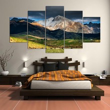 Wall Art Poster Modern Prints Decor Living Room Or Bedroom Canvas 5 Pieces New Zealand Landscape Painting Modular Pictures Frame 2024 - buy cheap