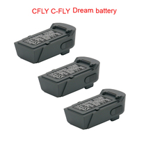 Batería de sueño original de 11,4 V y 1000mAh, C-FLY dream, recambios de batería plegables para cuadrirrotor RC o para Dron jjrc x9 2024 - compra barato