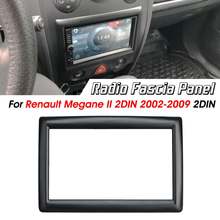 2 Din coche estéreo Radio Fascia marco Panel adaptador cubierta para Renault medane II 2003-2009 2024 - compra barato