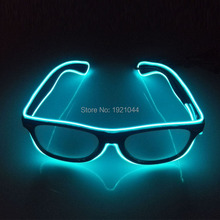 NEW 10 Colors Choice  EL Wire Glow Sun Glasses Neon Led DJ Bright Light Safety Light Up Multicolor Lighting For Party Decoration 2024 - buy cheap