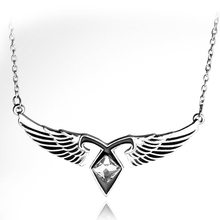 Movie Jewelry Mortal Instruments City of Bones Ashes Angel Wings Power Rune Pendant Necklace Vintage Style Statement Necklace 2024 - buy cheap