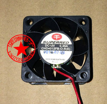 Ventilador de refrigeración cuadrado para servidor SUPERRED CHD4012FB-O-R(E), CC de 12V, 0.35A, conector de 2 cables de 2 pines, 50mm, 40x40x28mm, envío gratis 2024 - compra barato