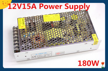 Adaptador de corriente led, cargador de fuente de conmutación de 110v / 220v a 12V, 15A, 180W, para tira de luces LED RGB 5050 3528, CE RoHS 2024 - compra barato