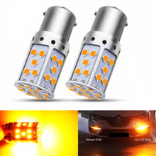 2pcs 1156 P21W BA15S LED Bulbs 35 Chips 3030 SMD LED Bulb 15W For Auto Reverse Lights Car Turn Signal Brake Light Lamps 9-30V 2024 - buy cheap