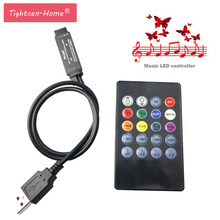 5V Music RGB controller strip light mini 20 Keys IR Remote Controller for 6A SMD 5050 3528 RGB LED Strip Tape Lighting,car lamp 2024 - buy cheap
