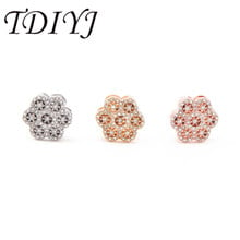 TDIYJ New Arrival Christmas Snow Flower Slide Charms Fit For Stainless Steel Mesh Bracelets Gift For Women12Pcs/lot 2024 - buy cheap