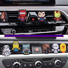 2019 Hot Cartoon Air Freshener Styling perfumes The Avengers Marvel Style Star Wars Iron Man Auto Air Condition Vent Outlet Clip 2024 - buy cheap