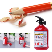 Lápiz de modelado de extintor de incendios Sacapuntas de estudiante papelería suministro escolar 2024 - compra barato