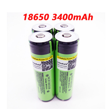 New 4pcs protected Liitokala  18650 3400mAh battery NCR18650B with original new PCB 3.7V 2024 - buy cheap