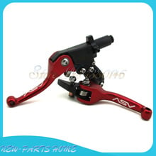 Red New Aluminum Folding Brake Clutch Levers For SDG SSR Orion Coolster Taotao Pit Dirt Bikes Motocross MotorcycleR KLX 2024 - buy cheap