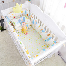 Juego de ropa de cama de Juegos de Cama de Bebé para recién nacidos, juego de sábanas de almohada, suave, Multicolor, 9 Uds. 2024 - compra barato