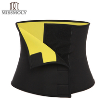 Miss Moly-Cinturón de sudoración para hombre y mujer, faja de cintura de entrenamiento, faja moldeadora 2024 - compra barato