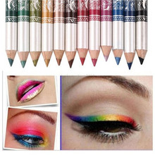 12 pçs/set venda quente eyeliner caneta olho cosméticos de longa duração pigmento forro de olho lápis maquiagem ferramenta de maquiagem feminino cosméticos 2024 - compre barato
