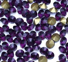 MHS.SUN Amethyst Purple Color Pointback Crytal Rhinestones DIY Loose Crystal Stones For Wedding/Garment Decoration Hand Craft 2024 - buy cheap