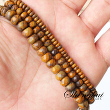 Mini.order is $7!2x4mm 4x6mm 5x8mm Natural Faceted Leaf Stone Rondelle Abacus DIY Loose Beads 15" 2024 - buy cheap