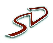 Pegatina con logotipo SD para puerta trasera de coche, emblema trasero para Mini Cooper S SD F55 F56, estilo de coche, 1 unidad 2024 - compra barato