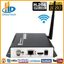Кодировщик H.264 HDMI + CVBS AV RCA WiFi HD SD видео к IP Кодировщику IPTV прямая трансляция кодировщик с HTTP RTSP RTMP HLS ONVIF RTP 2024 - купить недорого