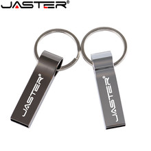 JASTER USB Flash Drive 64GB 32GB Metal Pen Drive Stainless Steel USB Memory Stick 8GB 16GB 4GB USB 2.0 Pendrive With Key Ring 2024 - buy cheap