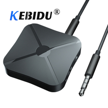 Kebidubluetooth 4.2 transmissor e receptor 2 em 1, adaptador de áudio sem fio aux 3.5mm a2dp avrcp áudio player para pc smartphone 2024 - compre barato