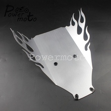 Aluminum Sliver Motorbikes Flame Under Belly Pan for Suzuki Hayabusa GSXR1300 GSX1300R Fire Lower Belly Pan Wing 2024 - buy cheap