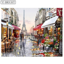 Diamond Embroidery Diamond Painting Cross Stitch Landscape Kits City Street Crafts 3D DIY Mosaic Home Decor    XY1 2024 - buy cheap