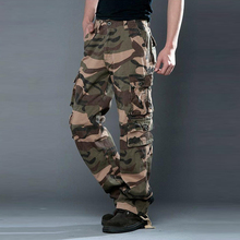 New Autumn Camo Pant Men's Cargo Pants  Fashion Camouflage Pants Trousers For Men Male Casual Pant Long Trousers 30-38 2024 - buy cheap