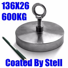 Disc 136x26mm Salvage Magnet Rare Earth magnet Neodymium Magnets-Hold 600kg 2024 - buy cheap