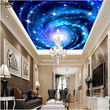 Beibehang-papel tapiz con foto personalizada para sala de estar papel tapiz de pared de TV en 3D con diseño de galaxia de fantasía, supergrande 2024 - compra barato