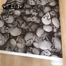 ORINO Skull Film Sticker bomb Skull Sticker Camouflage Vinyl Wrap Car Motorcycle Bike StickerBomb Wrapping Film Sticker 2024 - buy cheap