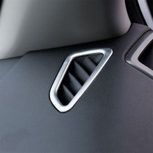 Carmilla 2X ABS Frente Chrome Air Vent Tomada Guarnição Cover Etiqueta para Hyundai Tucson 2015 2016 2017 2018 Carro acessórios 2024 - compre barato