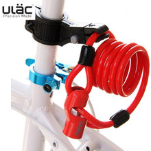 ULAC cable bicycle lock anti-theft locks simultaneously more than a bike lock chain lengthening lock L2N 2024 - buy cheap