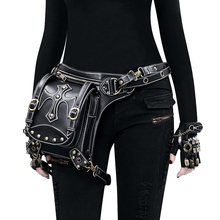 PU Leather Waist Bag Vintage Gothic Steampunk Fanny Waist Leg Bag Tactical  Belt Shoulder Messenger Hip Bum Waist  Fanny Pack 2024 - buy cheap