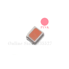 100pcs/lot LED lamp beads pink SMD 2835 0.2W Super highlight light-emitting diode 2024 - купить недорого