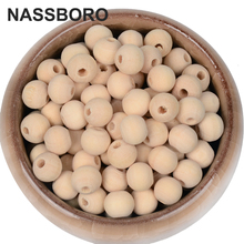 Natural Round Wood Beads For jewelry Making Charm Ball Spacer Beads Bracelet Baby Wood Beads DIY Wooden Necklace 6-18mm 2024 - buy cheap