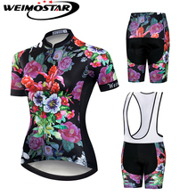 Женская велосипедная майка WEIMOSTAR, одежда для велоспорта, велосипедная майка, одежда для велоспорта, горнолыжная майка, комплект для велоспорта с цветами, рубашка 2024 - купить недорого