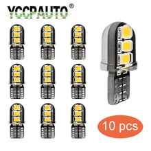 Lâmpada led. 10 peças, lâmpadas de sílica gel para estacionamento, w5w, t10, 194, 168, w5w, 6smd 2024 - compre barato