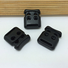 10Pcs Casual Button Nylon Plastic Spring Buckle Toggle Clasp Stop 2 Holes String Cord Locks 2024 - compre barato