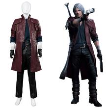 Disfraz de Dante DMC 5 para adultos, conjunto completo de chaqueta DMC, pantalones, guantes, disfraz de Halloween, personalizado 2024 - compra barato