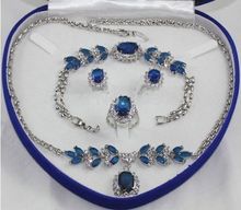 Jewelry  Bridal Fashion Jewellery Women's Set Necklace Earring Ring Bracelet (akk653) 2024 - buy cheap