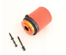 Металлический воздушный фильтр baha, быстроразъемный фильтр с хлопком и каркасом (оранжевого цвета) 2024 - купить недорого