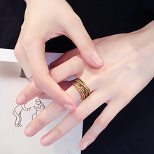 Тимли R033 НОВЫЕ геометрические Открытые Кольца для пальцев в стиле ретро, популярные аксессуары, оптовая продажа 2024 - купить недорого