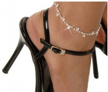 wholesale Women Girls Fashion Pretty Diamante Foot Chain Anklet Ankle Bracelet New Foot Jewelry 2024 - buy cheap
