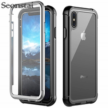 For iPhone Xs Max Shockproof Case Life Water Shock Dirt Snow Proof Protection for iPhone X XS XR Full Body Rugged Clear Cases 2024 - buy cheap