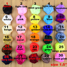 100pcs/lot 30 Color U Pick 1.5 Inch Petite Chiffon Gauze Rose Flowers DIY Craft Supply Garment Accessories Wedding Bouquet MH30 2024 - buy cheap