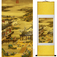 landscape  painting  Home Office Decoration Chinese scroll painting mountain and River painting  China palace garden19041905 2024 - buy cheap